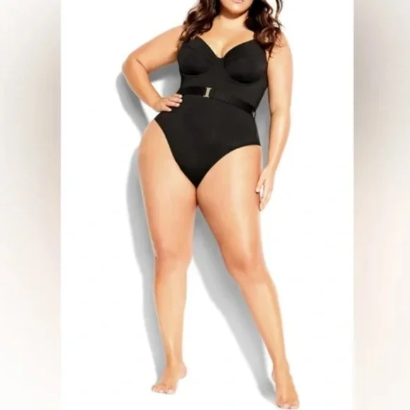 Lily Underwire one piece swimsuit Size M/18 - Picture 1 of 4
